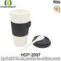Taza de café plástica aislada libre de 16oz BPA (HDP-2097)